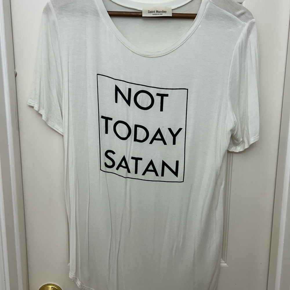 White Graphic Tee